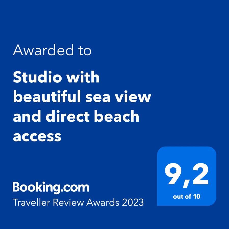 Studio With Beautiful Sea View And Direct Beach Access Cannes Buitenkant foto
